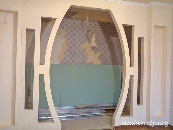 декоративная арка в квартире фото