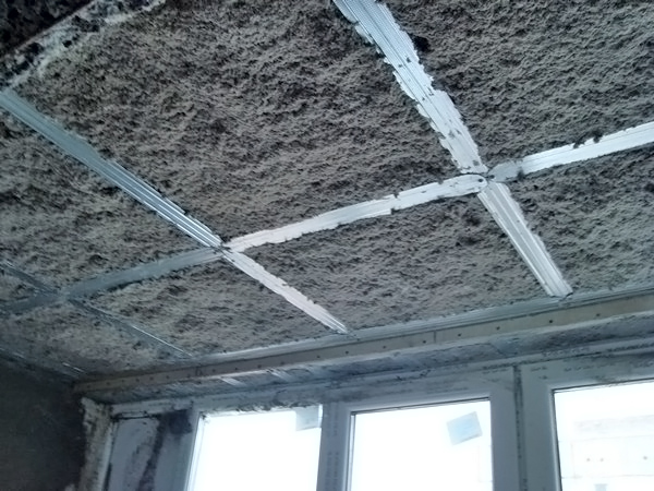 шумоизоляция потолка минеральной ватой фото