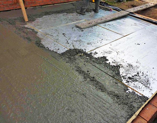 Плавающий пол из цементного раствора купить бетон шатки