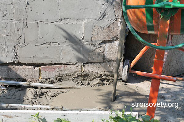 как правильно заливать бетон 