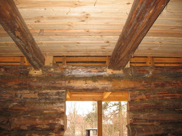 устройство потолков в деревянном доме