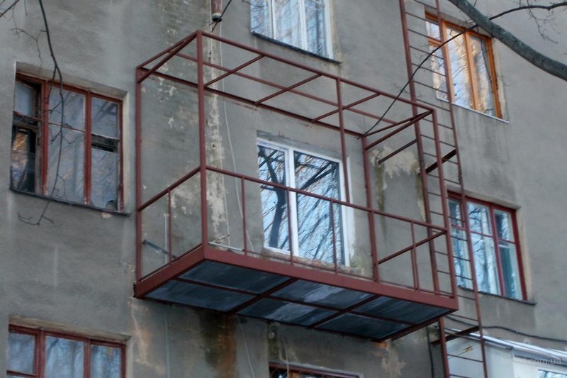 консольный балкон своими руками фото