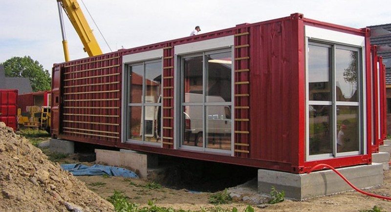 строительство домов из контейнеров фото